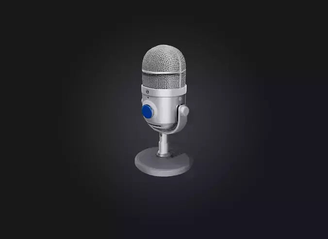 3D model microphone models VR / AR / low-poly