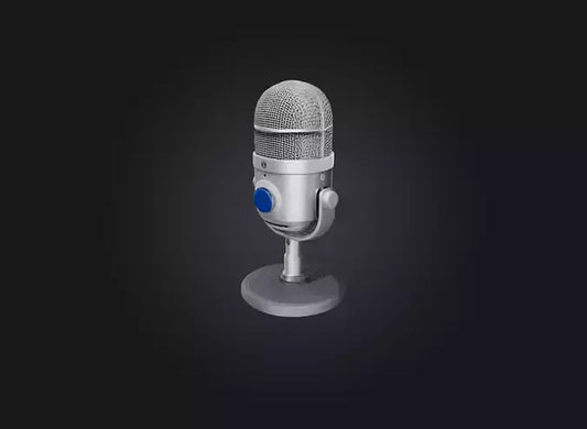 3D model microphone models VR / AR / low-poly