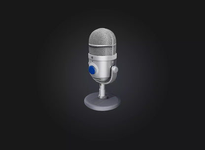 3D model microphone models VR / AR / low-poly