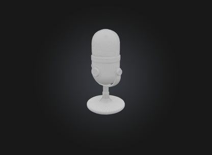 3D model microphone models VR / AR / low-poly