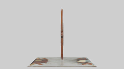 3D model MidCentury Modern Wall Clock model VR / AR / low-poly