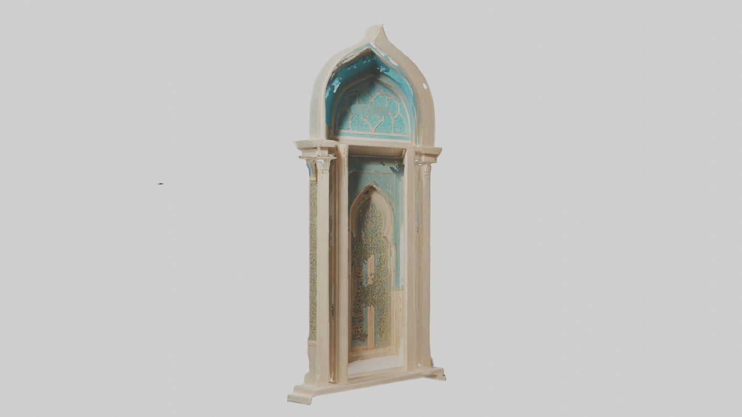 3D model Mihrab Model VR / AR / low-poly