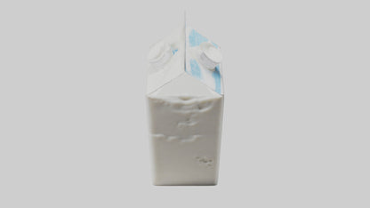 3D model Milk Carton model VR / AR / low-poly