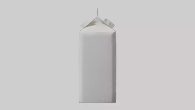3D model Milk Carton model VR / AR / low-poly
