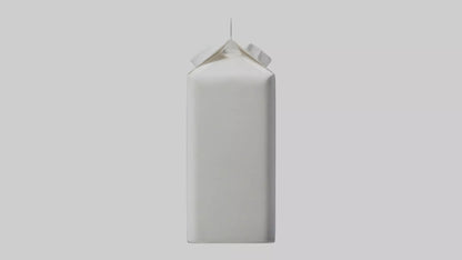 3D model Milk Carton model VR / AR / low-poly