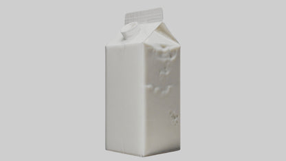 3D model Milk Carton model VR / AR / low-poly