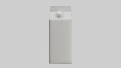 3D model Milk Carton model VR / AR / low-poly