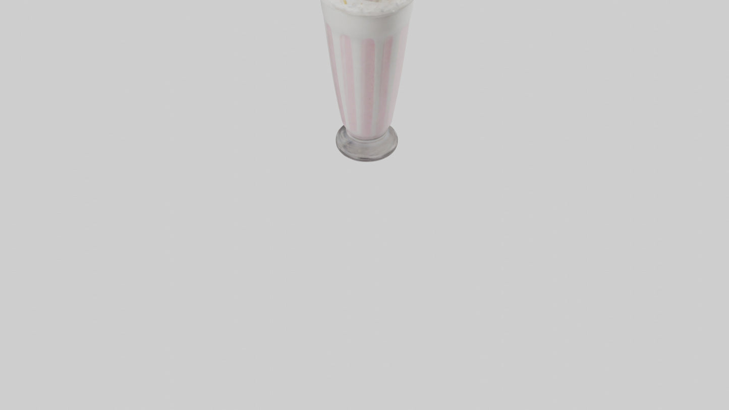 3D model Milkshake model VR / AR / low-poly