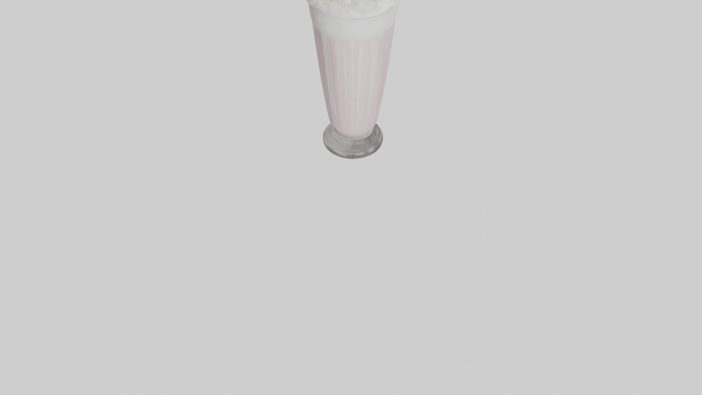 3D model Milkshake model VR / AR / low-poly