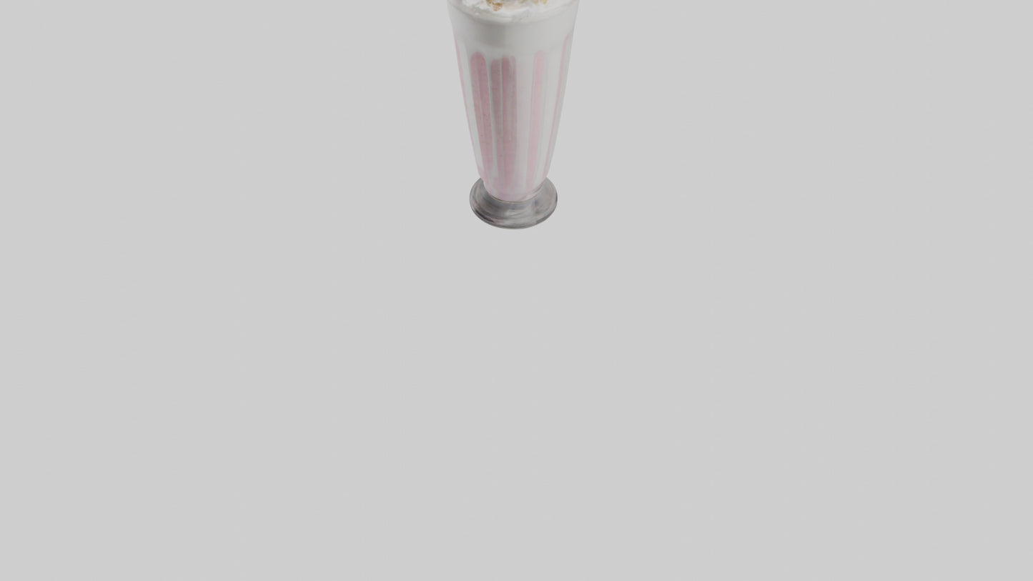 3D model Milkshake model VR / AR / low-poly