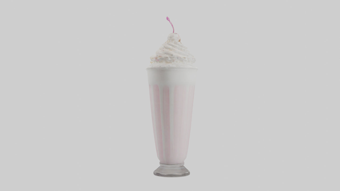 3D model Milkshake model VR / AR / low-poly