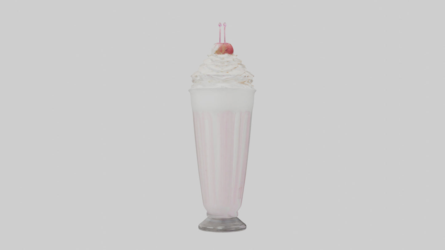 3D model Milkshake model VR / AR / low-poly