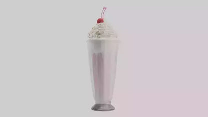 3D model Milkshake model VR / AR / low-poly