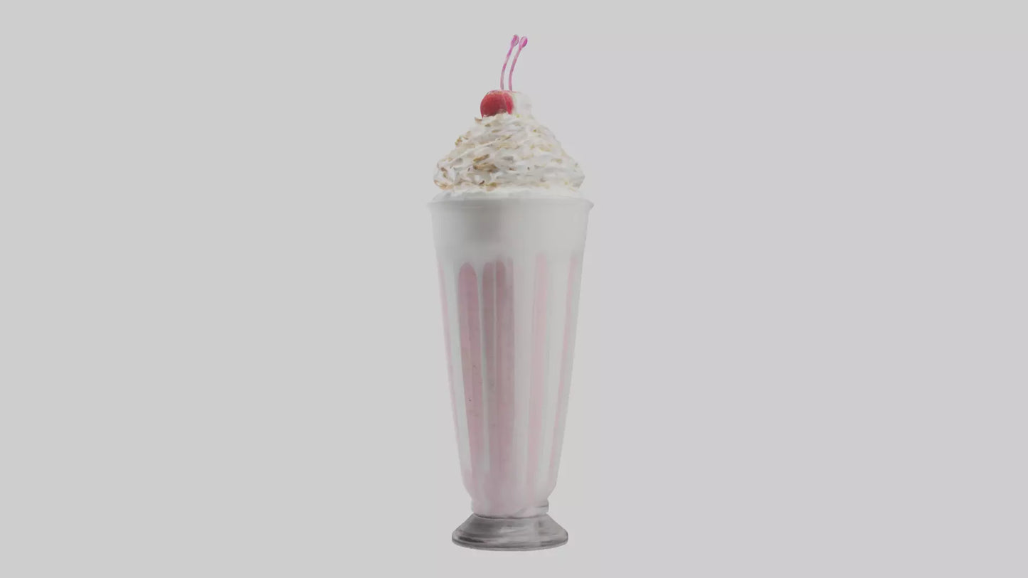 3D model Milkshake model VR / AR / low-poly
