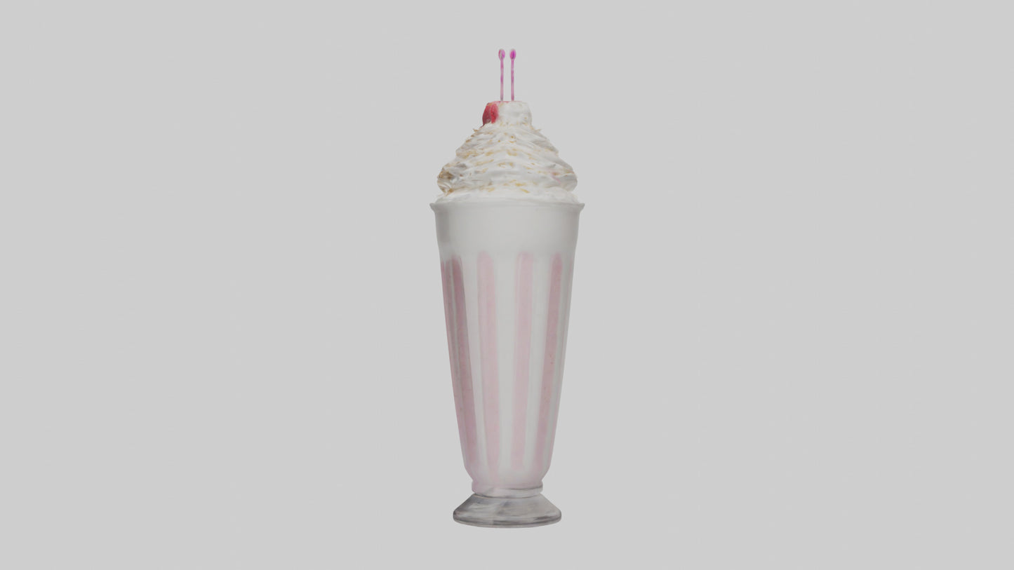3D model Milkshake model VR / AR / low-poly