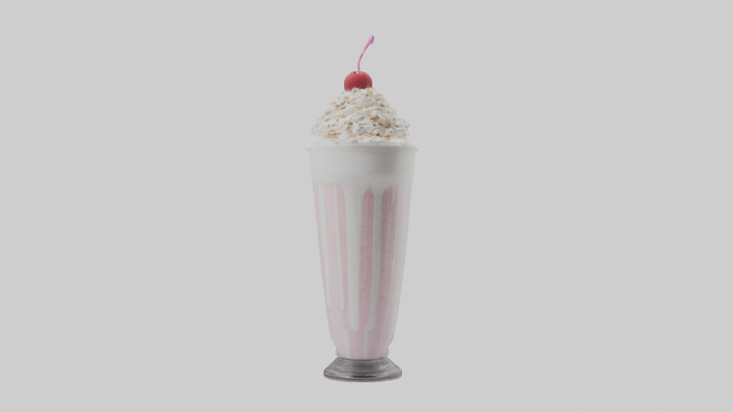 3D model Milkshake model VR / AR / low-poly