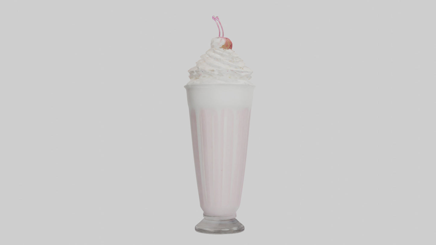 3D model Milkshake model VR / AR / low-poly