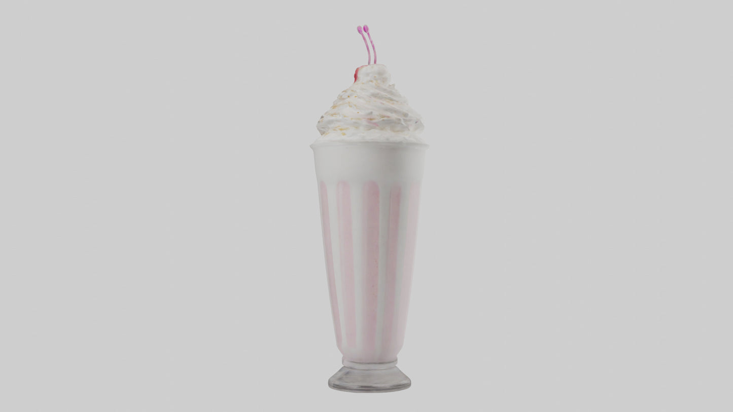 3D model Milkshake model VR / AR / low-poly