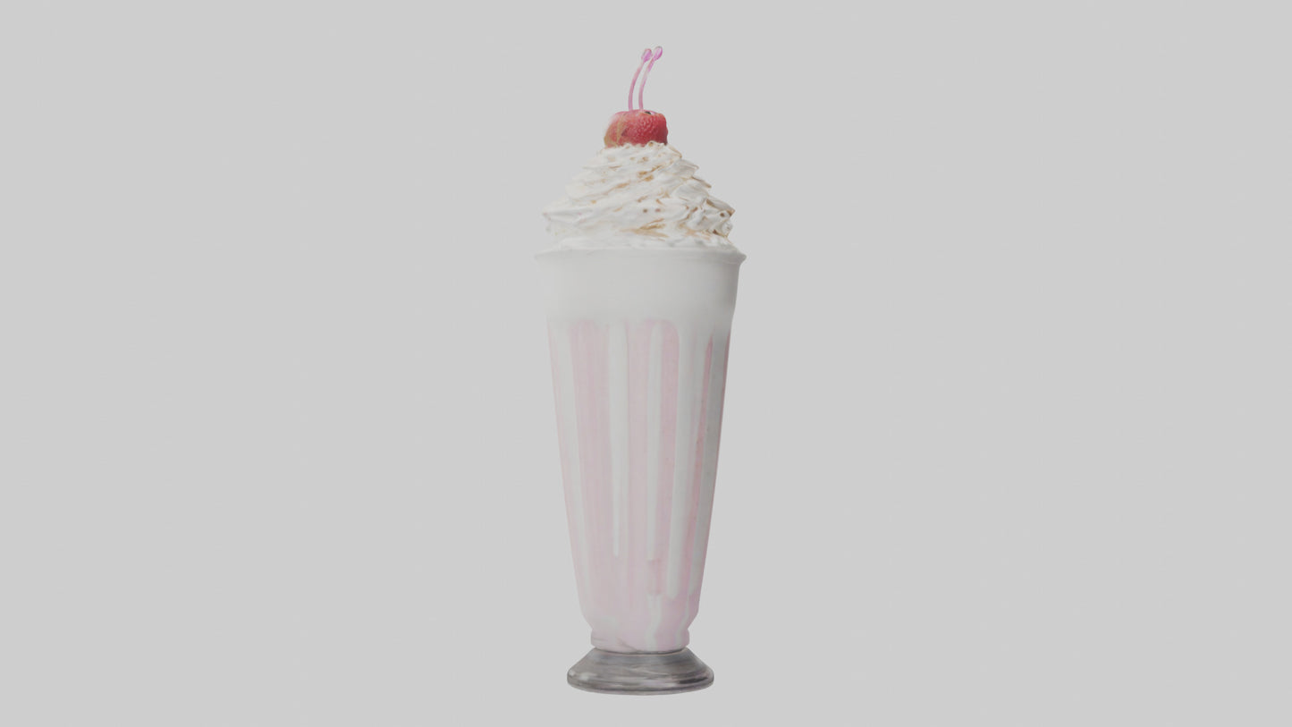 3D model Milkshake model VR / AR / low-poly