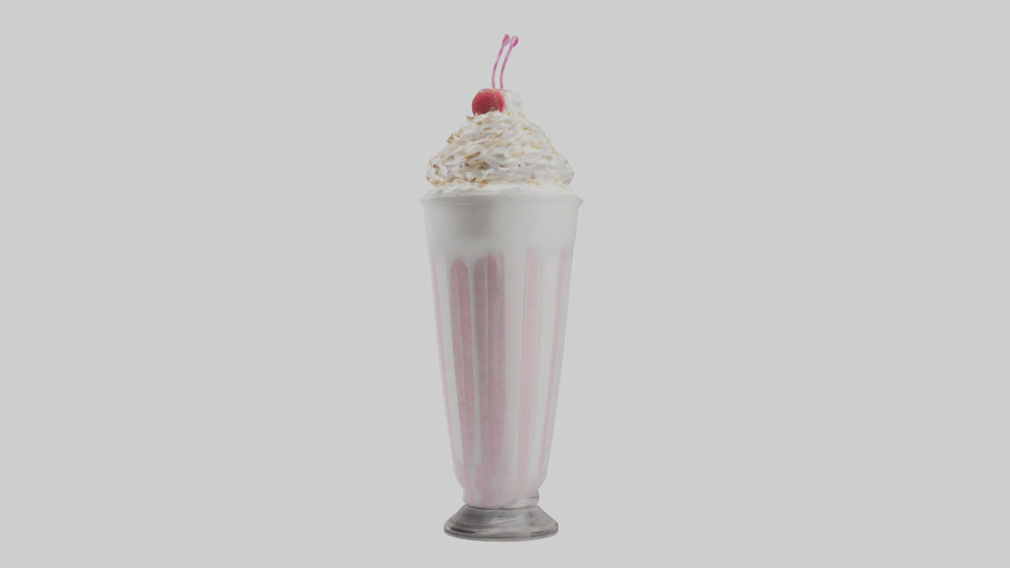 3D model Milkshake model VR / AR / low-poly