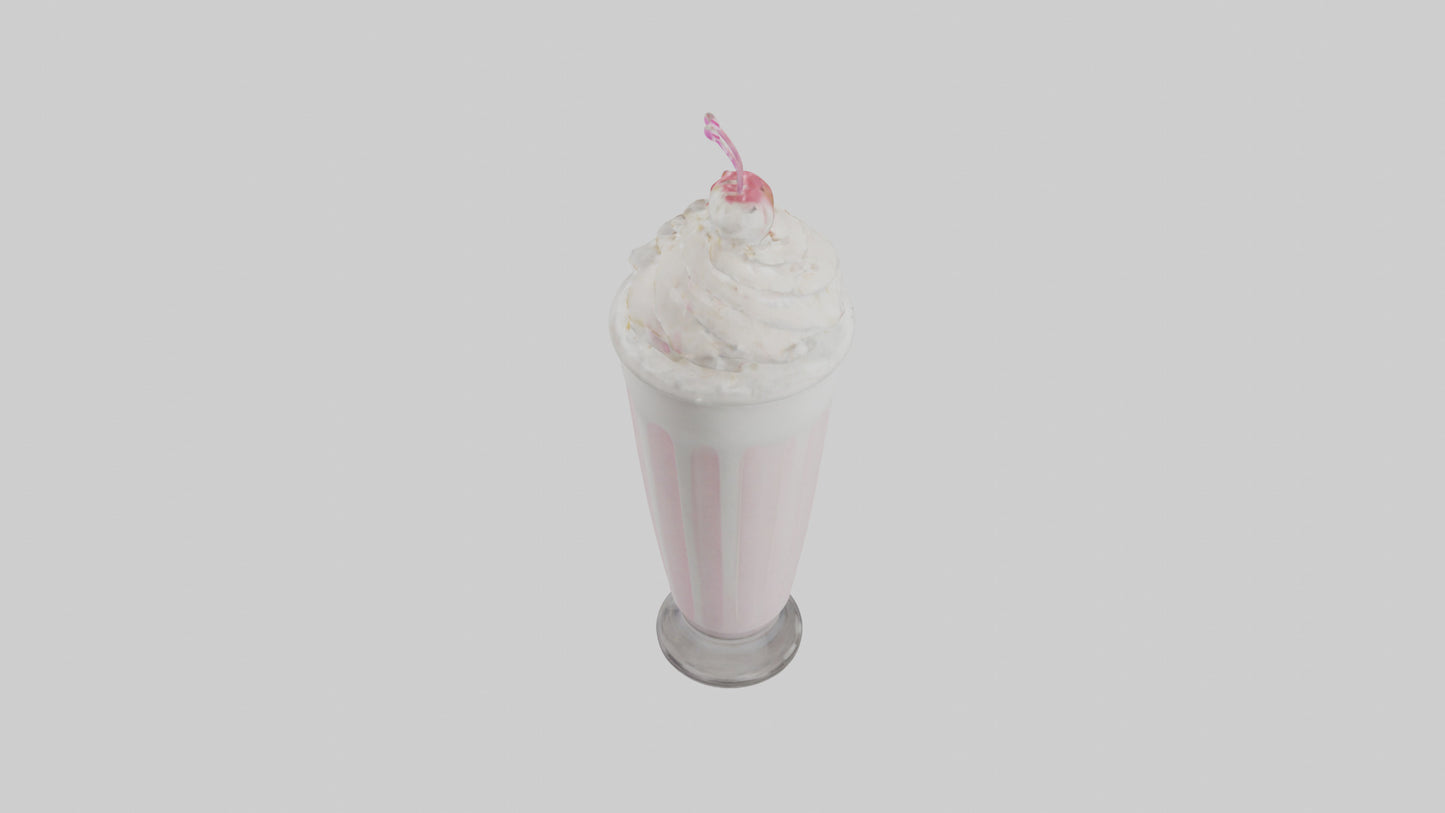 3D model Milkshake model VR / AR / low-poly