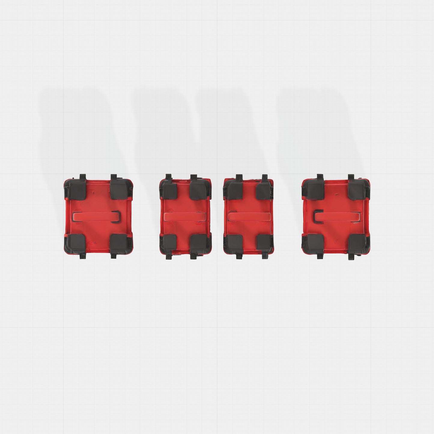 milwaukee packout boxes model 3D model