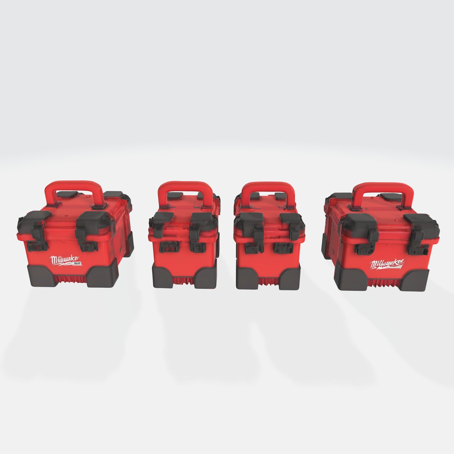 milwaukee packout boxes model 3D model