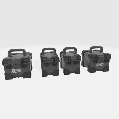 milwaukee packout boxes model 3D model