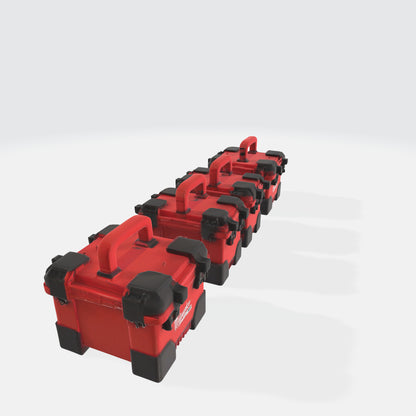 milwaukee packout boxes model 3D model