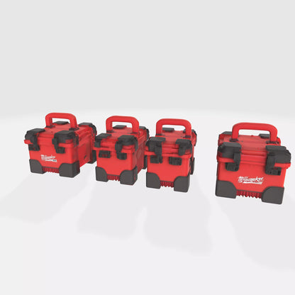 milwaukee packout boxes model 3D model