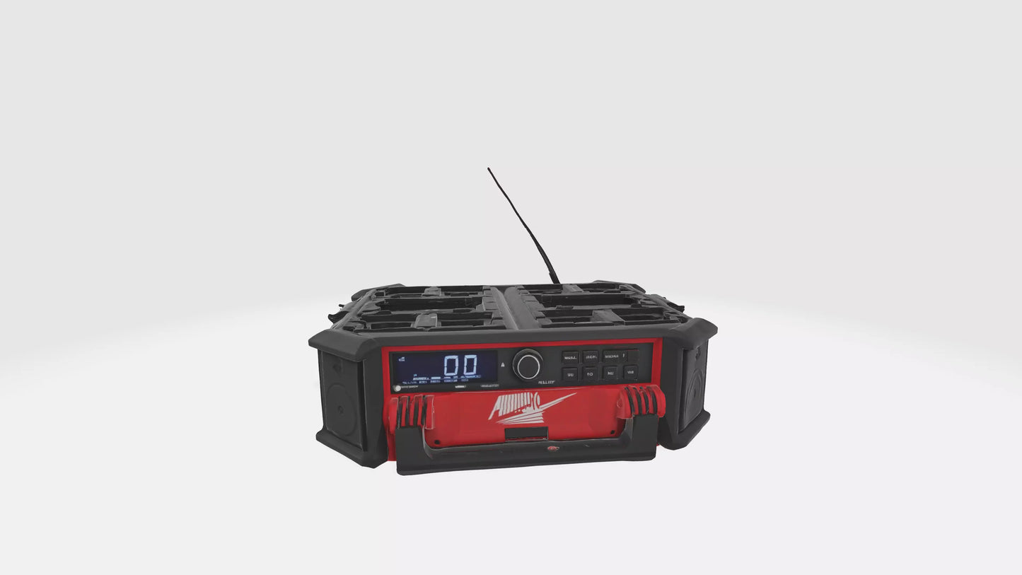 milwaukee packout radio model 3D model