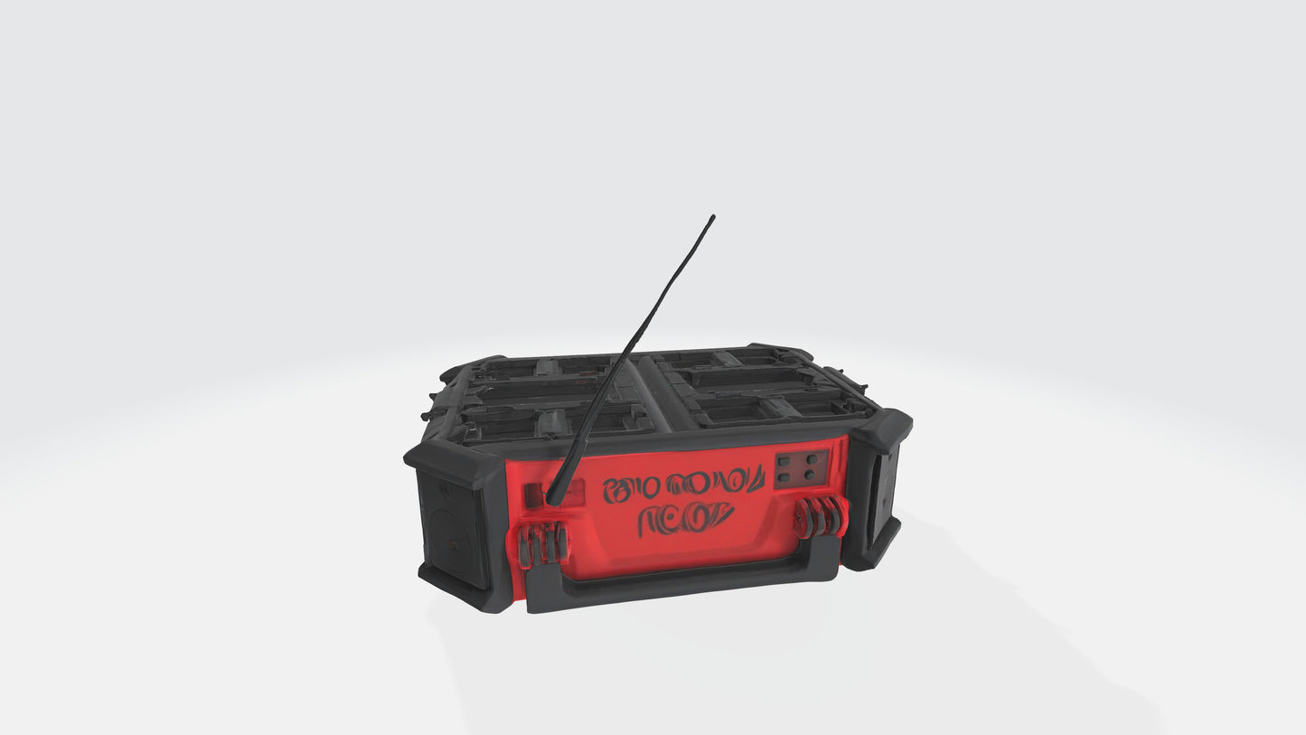 milwaukee packout radio model 3D model