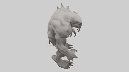 Mindless Beast model VR / AR / low-poly