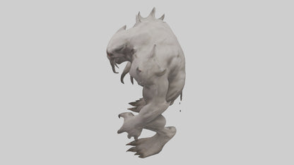 Mindless Beast model VR / AR / low-poly