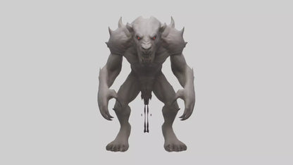 Mindless Beast model VR / AR / low-poly