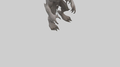 Mindless Beast model VR / AR / low-poly