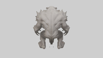 Mindless Beast model VR / AR / low-poly