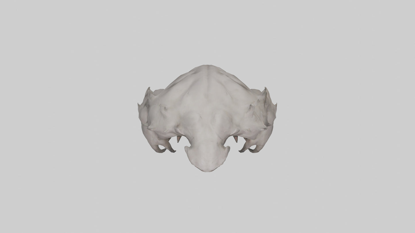 Mindless Beast model VR / AR / low-poly