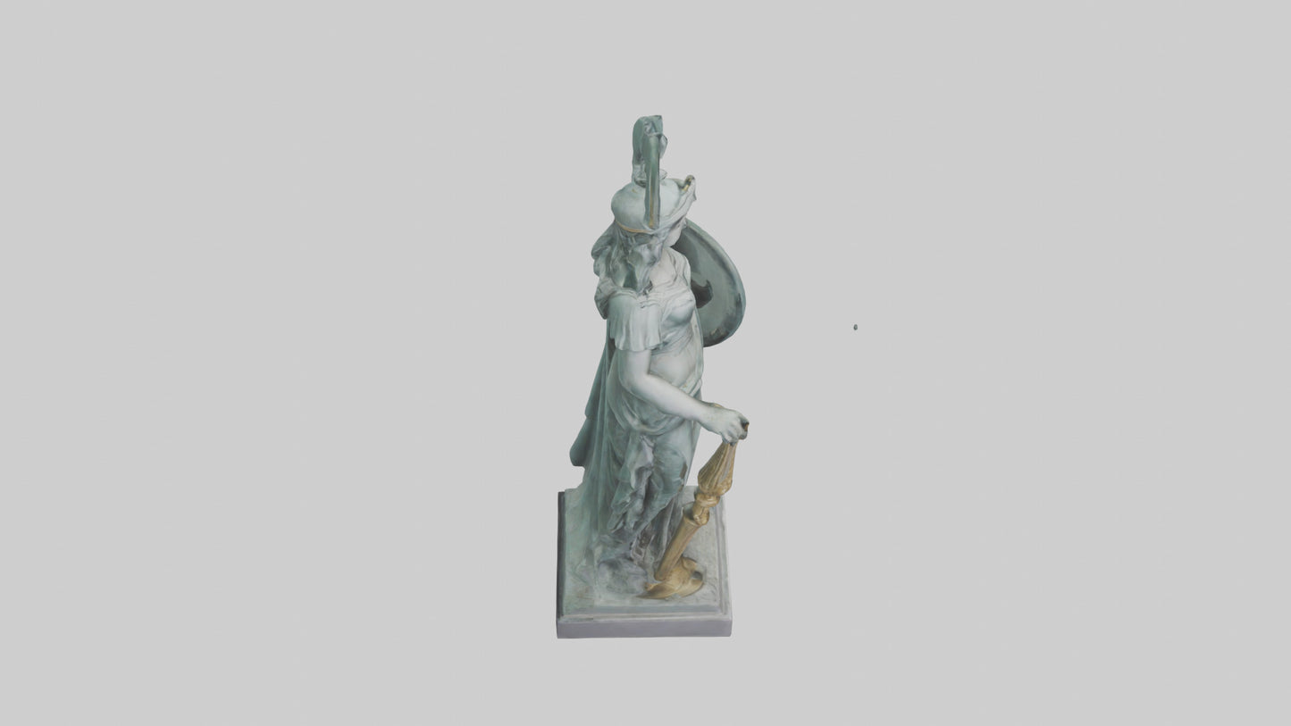 Minerva statue model 3D model