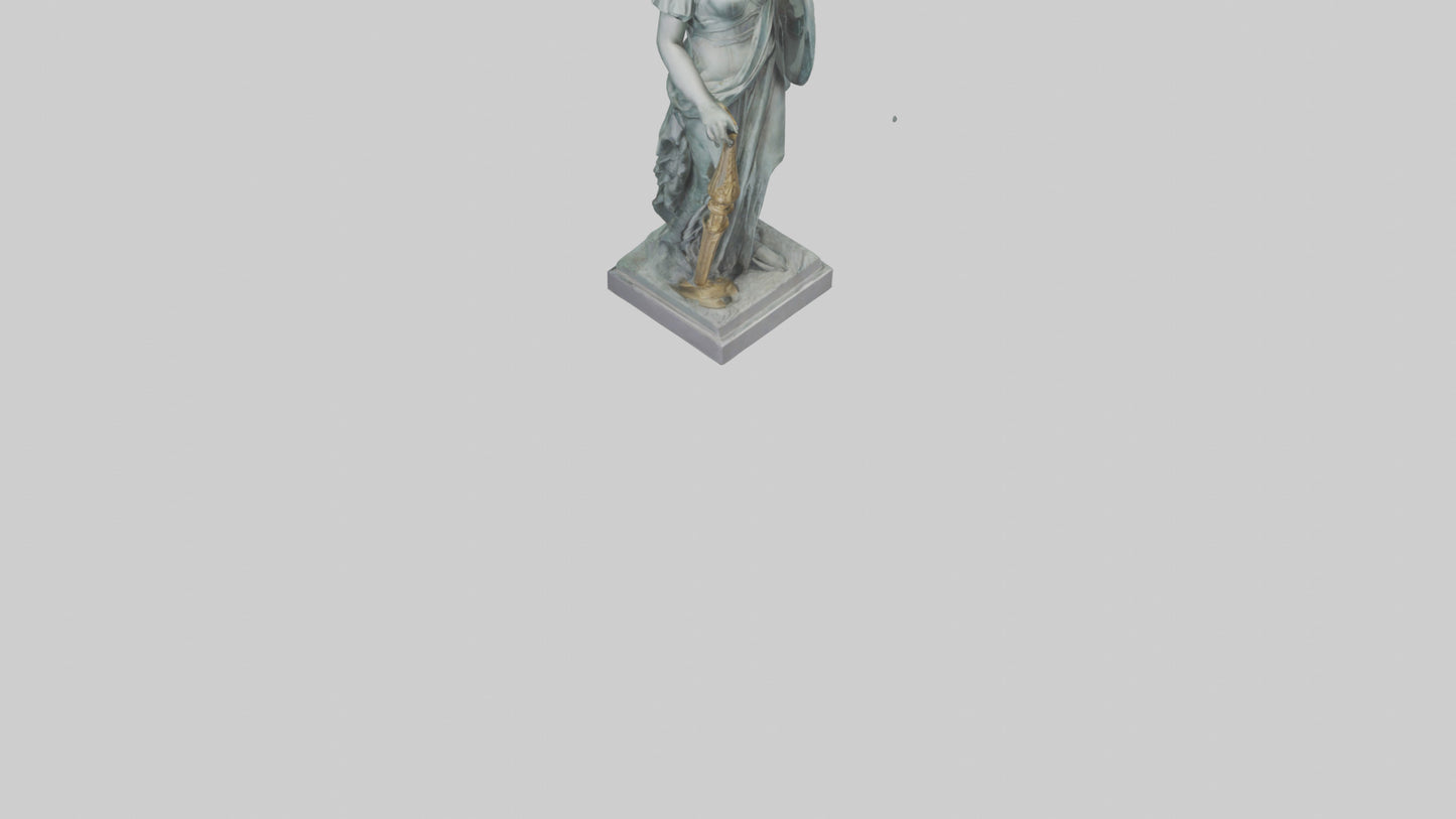 Minerva statue model 3D model