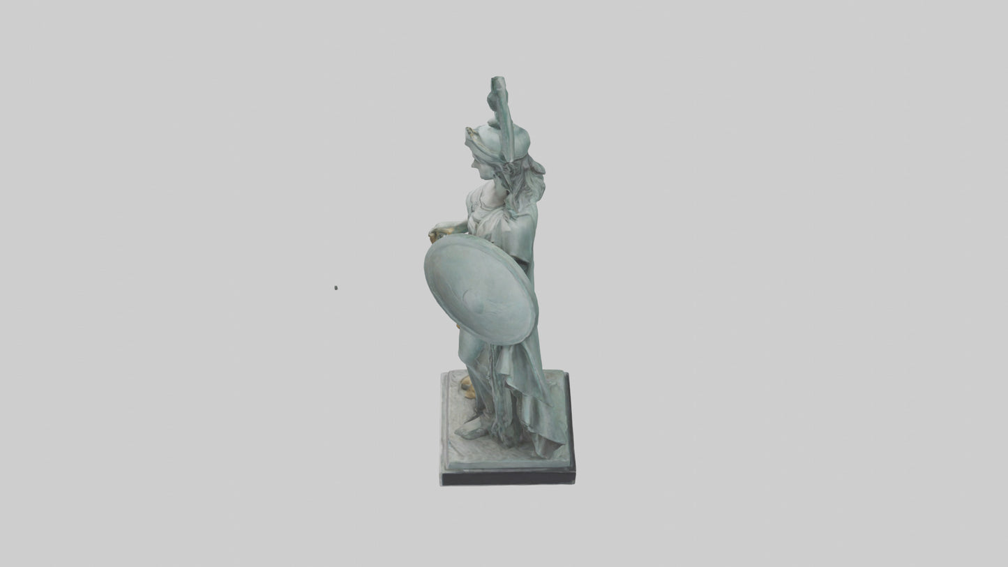 Minerva statue model 3D model