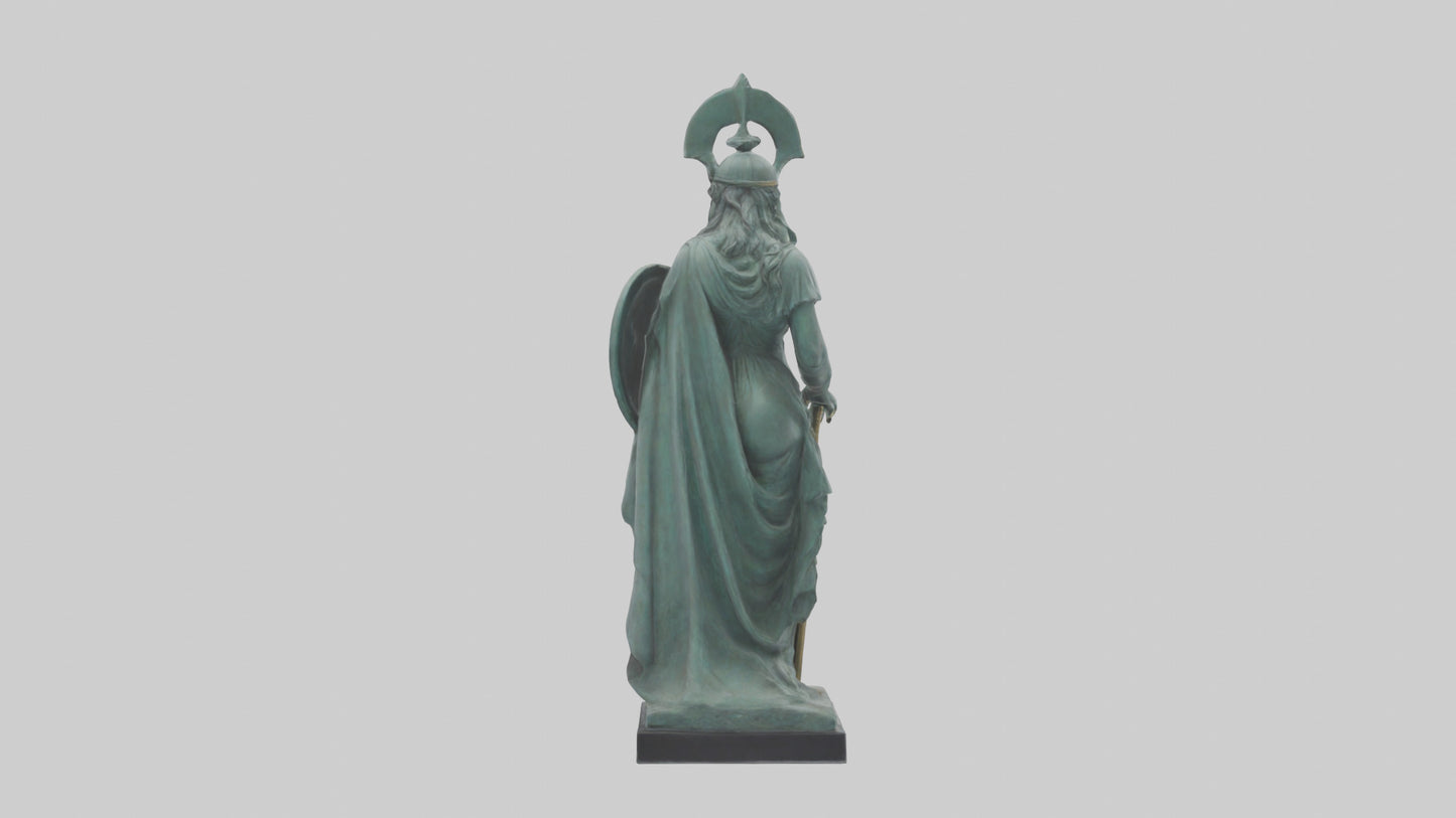Minerva statue model 3D model