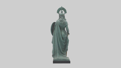 Minerva statue model 3D model