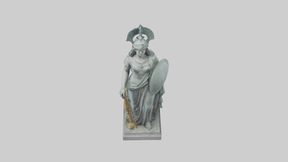 Minerva statue model 3D model