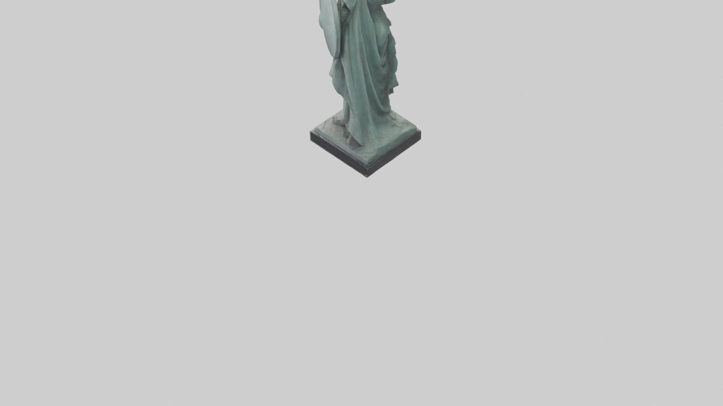 Minerva statue model 3D model