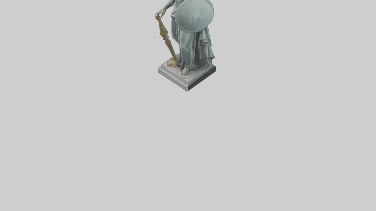 Minerva statue model 3D model