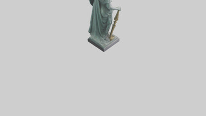 Minerva statue model 3D model