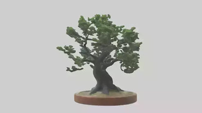 Miniature tree sculpture model 3D model