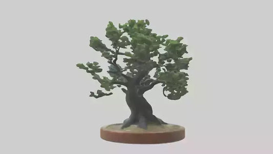 Miniature tree sculpture model 3D model
