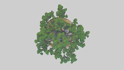 Miniature tree sculpture model 3D model